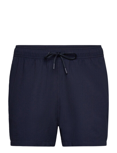 Björn Borg Borg Seersucker Swim Shorts - Navy - L