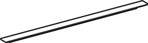 GEBERIT håndtak 589x33x19mm aluminium pulverlakkert matt