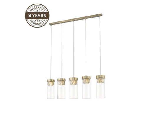 Domoletti Pendant Lamp Porto 20101Ab-5F 5X25w G9 Domoletti Pendant Lamp Porto 20101Ab-5F 5X25w G9