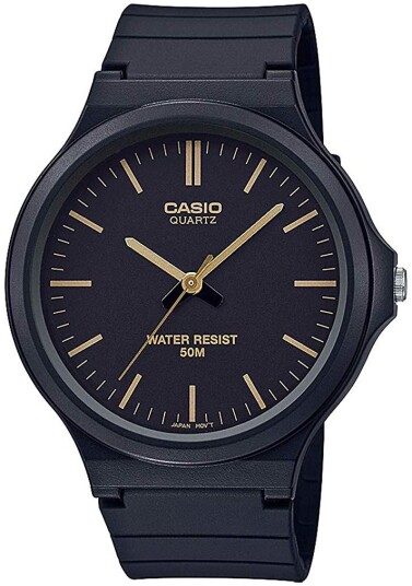 Casio Herreklokke MW 240 1E2VEF Quartz Sort/Resinplast Ø43 mm