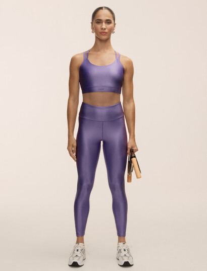 Casall Glitz High Waist Tights - Purple - M