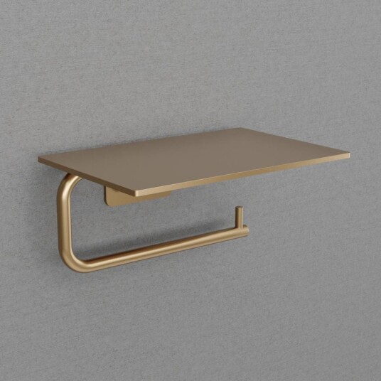 Scandtap Style Toalettrullholder med Hylle Sand