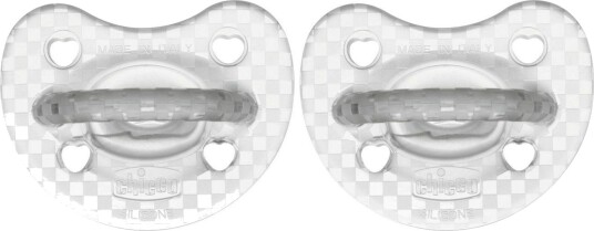 Chicco PhysioForma Dual Soft Silikonsmokk 2-6 mnd 2 stk Pearl/Sky