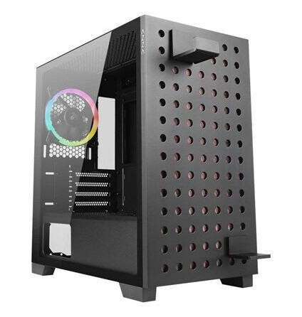 AZZA Elise Midi Tower Kabinett med Herdet Glass - Transparent