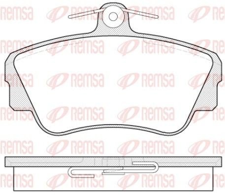 Bremseklosser REMSA 0309.00