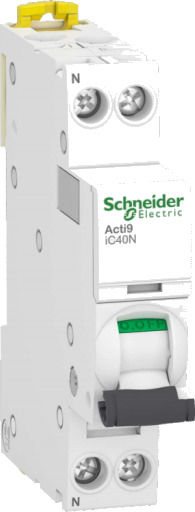 Strømbryter iC40N B 1P+N, 40A, 6/10kA