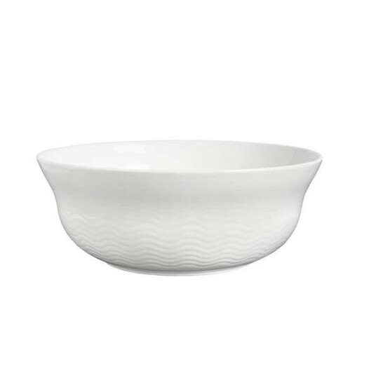 Porsgrund Bølge Hvitt Bolle 25 cm
