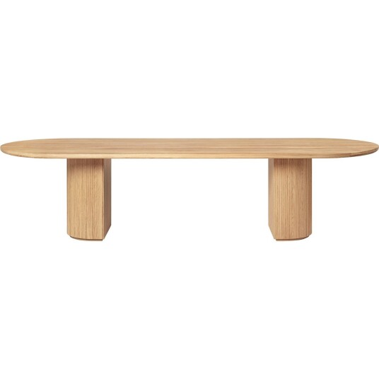 Gubi Moon Spisebord Elliptical 290x105 cm Solid Oljet Eik
