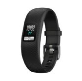 Garmin vívofit 4 - Aktivitetssporer med bånd - TPU-silikon - svart - båndbredde: L - åttefargers - Bluetooth, ANT+/ANT - 25.5 g