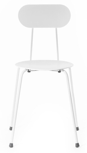 Magis - Mariolina Chair Mono/white Spisestoler Enzo Mari Hvit Metall/plast