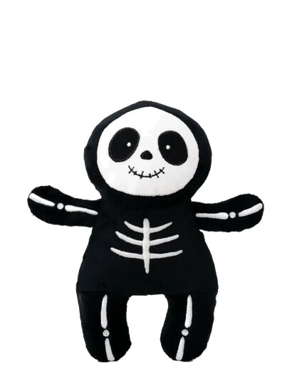 Teddykompaniet Självlysande Skelett - Black - 26 CM