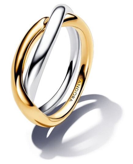 Pandora Essence Ring i 925 sølv med flettet bånd str 54