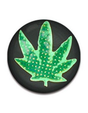 Aab Strl 5 mm kule med 16 mm gjenger Green Weed Black Dermal Anchor Kule