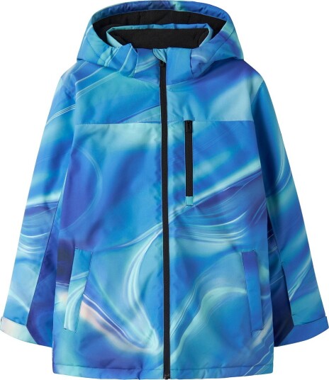 Name It Nkmsnow10 Ski Jacket Aop Fo Blue 140