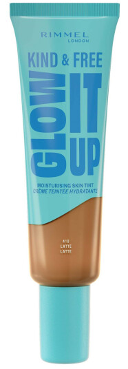 Rimmel Kind & Free Glow It Up Moisturiser Skin Tint 410 Latte - 30 ml