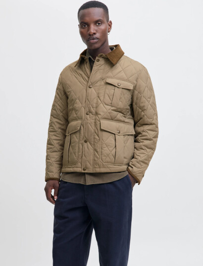 Jack & Jones Jprblubryan Quilted Jacket - Beige - L Jack & Jones Jprblubryan Quilted Jacket - Beige - L