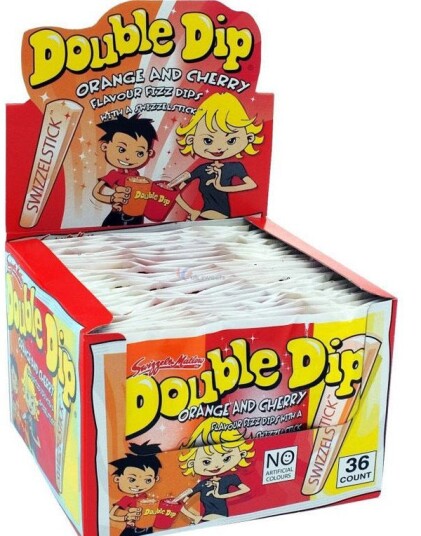 36 stk Swizzels Double Dip Appelsin og Kirsebær 19 gram 36 stk Swizzels Double Dip Appelsin og Kirsebær 19 gram