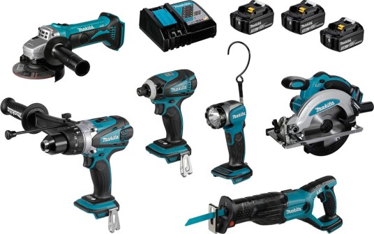 Makita Kombosett DLX6011 Med Batteri (18 v)