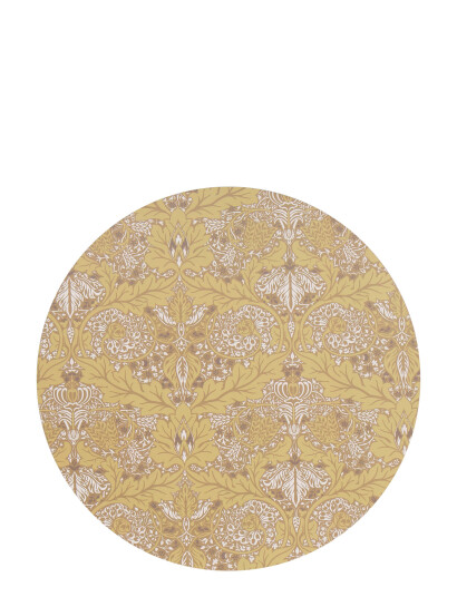 Noble House Place Mat Corc Round Morris 2-P - Yellow - 38X38CM