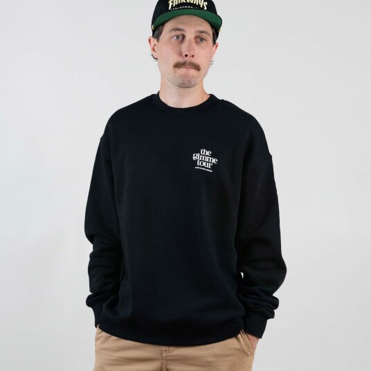 The Gimme Tour Crew Open -95 Svart Golfgenser herre Black Large