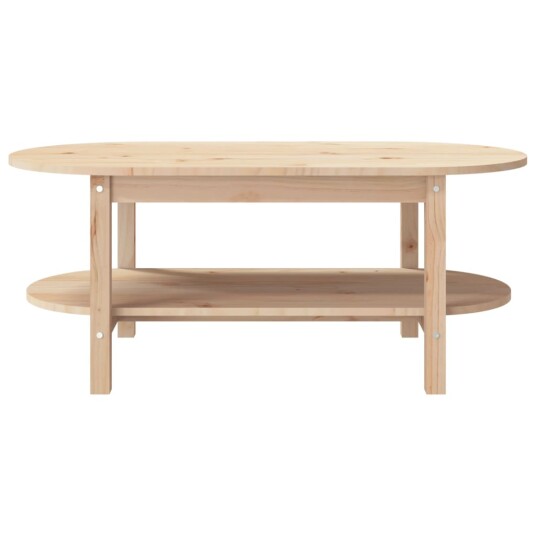 vidaXL Salongbord 110x55x45 cm heltre furu
