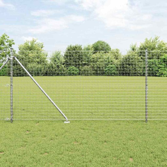 Gjerdepåle 26 pcs Grå 3,2 x 3,2 x 185 cm