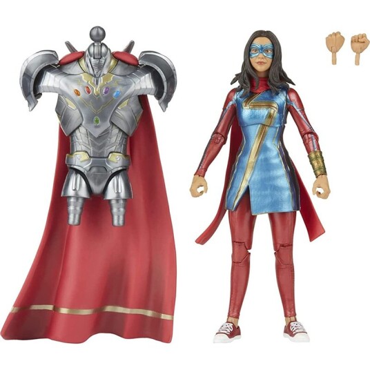 Marvel Legends Ms. Marvel Actionfigur 15 cm - Eventyrfigur i Plast Marvel Legends Ms. Marvel Actionfigur 15 cm - Eventyrfigur i Plast