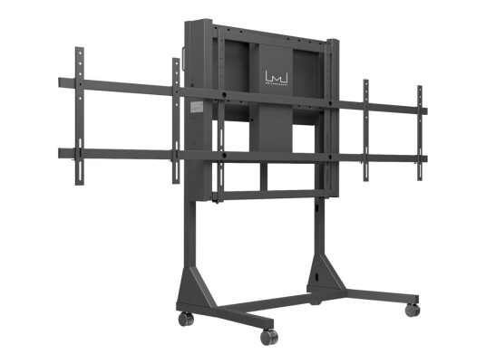 Multibrackets M Motorized Floorstand Dual Screen SD - stativ - motorisert - for 2 LCD-skjermer - svart Multibrackets M Motorized Floorstand Dual Screen SD - stativ - motorisert - for 2 LCD-skjermer - svart