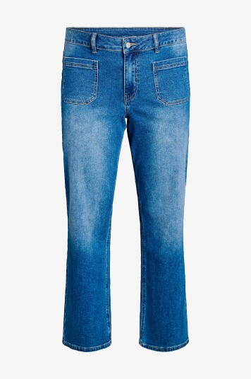 Zizzi   Jeans jChar Wide   Blå