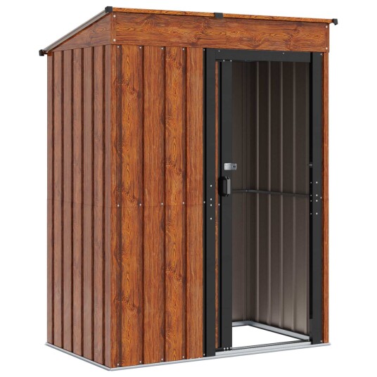 Hageskur Brun 137 x 81 x 180 cm Metall Hageskur Brun 137 x 81 x 180 cm Metall