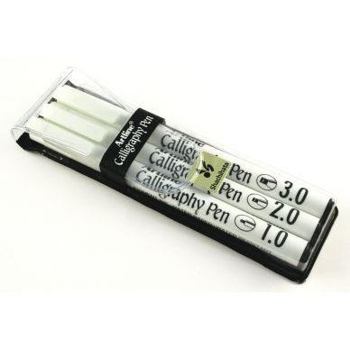 Artline Calligraphy Pen Black 3-pack
