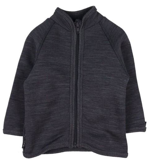 Smallstuff Cardigan Ull Dark Grey Smallstuff 68/74 Cardigan Grå 68 75