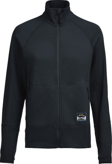 Lundhags Women"s Tived Merino Full Zip Black XS Lundhags Women"s Tived Merino Full Zip Black XS