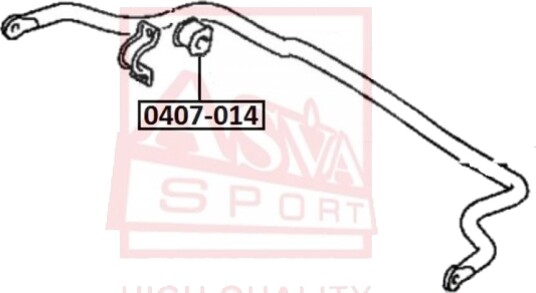Foring, stabilisator ASVA 0407-014