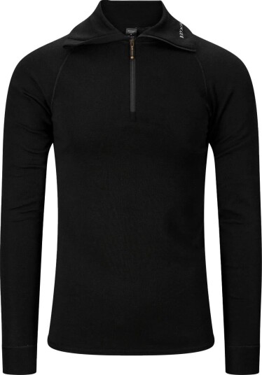 Brynje Unisex Classic Zip Polo Shirt Black XXL Brynje Unisex Classic Zip Polo Shirt Black XXL