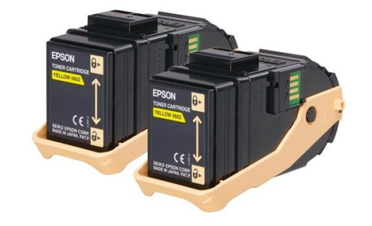 Epson Double Pack - 2-pack - yellow - original - toner cartridge - Laser toner Yellow