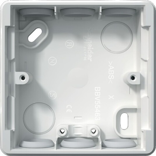 Schneider Electric Exxact Boks IP44 hvit 2 roms 35 mm Installasjonsmaterial