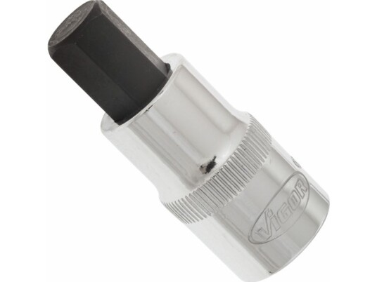 Vigor 1/2" Metrisk Stikkontakt med 1 Hode, 12 mm, 5,5 cm
