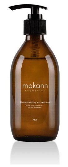Moisturizing Body & Hand Wash Pear Mokann 300ml Transparent 200ml Moisturizing Body & Hand Wash Pear Mokann 300ml Transparent 200ml