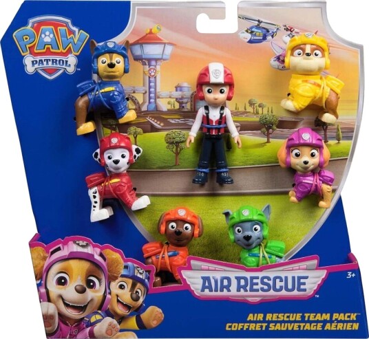 Paw Patrol Air Rescue 7 Figursett – Eventyr med Valpene