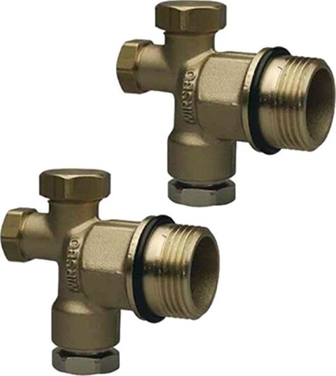 Uponor Vario B Wgf Endestykke Par, Med Avlufting, G25
