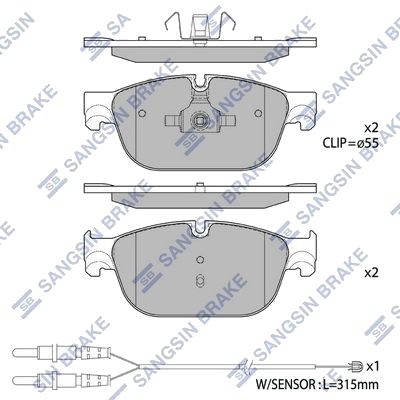 Hi Q SP1828 Bremseklosser