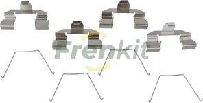Monteringssett bremseklosser FRENKIT 901607