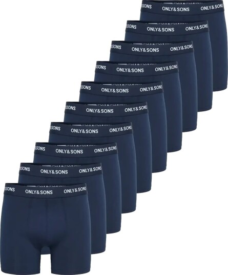 ONLY & SONS Onsriber Boxer 10Pack Navy M