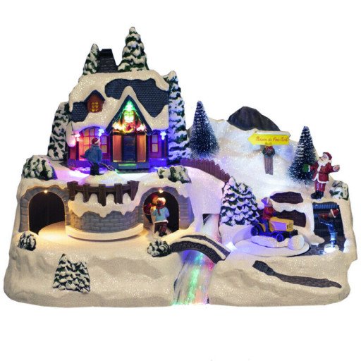 Nordic Winter Rivertown julelandsby m/lys & musik