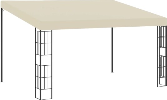 vidaXL Veggmontert paviljong 3x4 m kremhvit stoff vidaXL Veggmontert paviljong 3x4 m kremhvit stoff