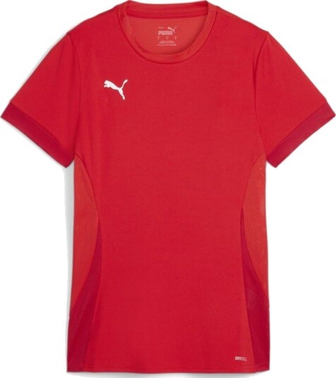 PUMA Trenings T Skjorte teamGOAL   PUMA Rød/PUMA White Kvinner størrelse Medium