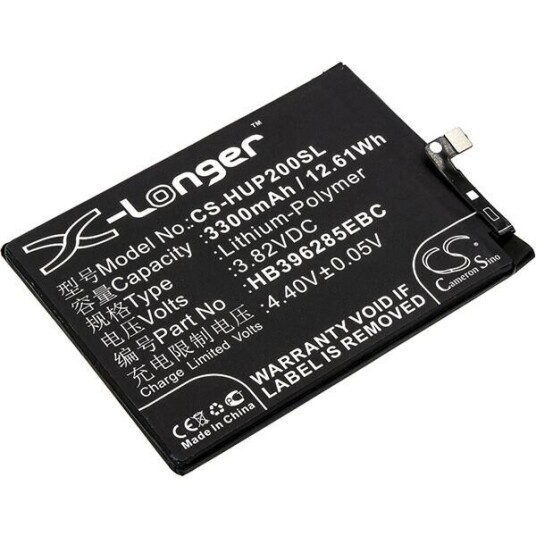 Huawei Honor 10 GT Dual SIM batteri (3300 mAh 3.82 V, Sort)