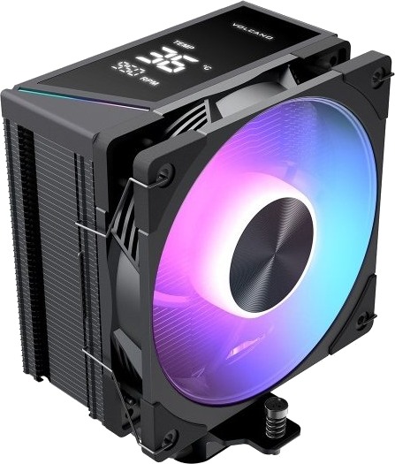 Modecom Volcano OC T102 LCD ARGB Black CPU-kjøler Modecom Volcano OC T102 LCD ARGB Black CPU-kjøler