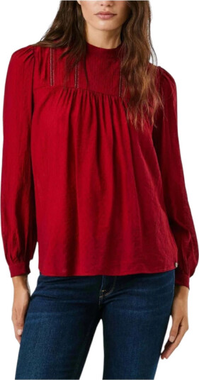 Pepe Jeans Dame Bluser & Skjorter Rød M,